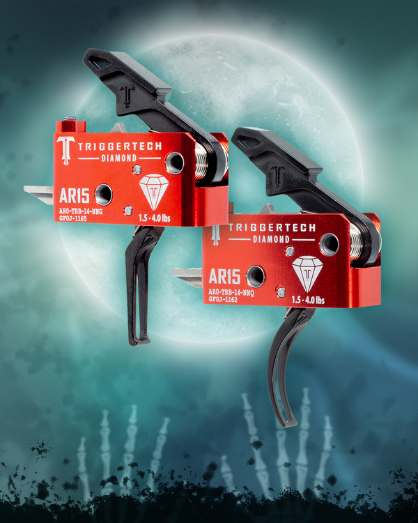 Skeletonized Face Lever edition - AR-15 Diamond Trigger (Two-Stage)