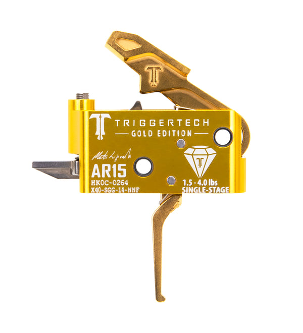 AR-15 Diamond Trigger GOLD EDITION (Single-Stage)